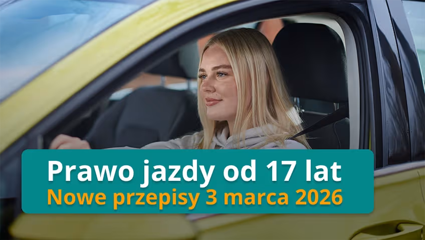 Droga do prawa jazdy w wieku 17 lat